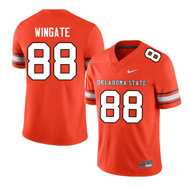 Men #88 Donnie Wingate Oklahoma State Cowboys College Football Jerseys Sale-Alternate